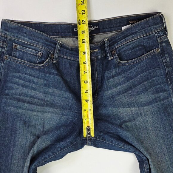 Lucky Brand 30X33 Womens Size 10/30 Regular Sweet'N Low Bootcut Blue Denim Jeans - Picture 3 of 13